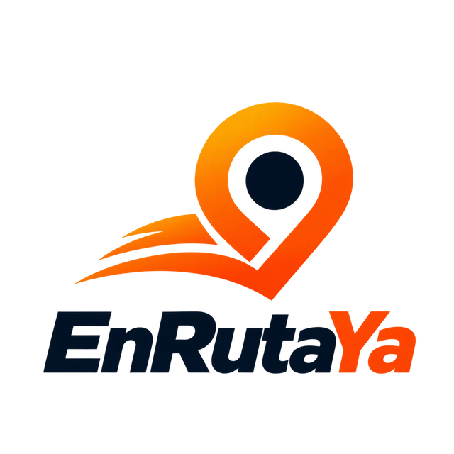 Símbolo y logotipo EnRutaYa